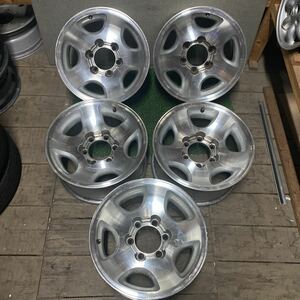 TOYOTA純正ホイール 16インチ 16×8JJ OFF;1 PCD;139.7-6H ハブ径;約108mm 傷あり、錆びあり 5本