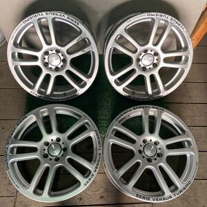 RAYSホイール 17インチ 17×7J OFF;+48 PCD;100-5H ハブ径;約63mm 傷、ガリ傷、剥がれ、錆びあり 4本