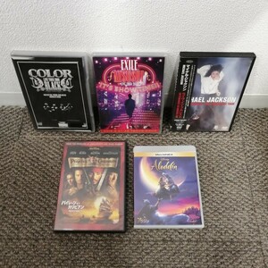 TA★1円～ 中古品 BD DVDまとめ セット 5点 COLOR EXILE ATSUSHI マイケルジャクソン パイレーツオブカリビアン ディズニー アラジン　