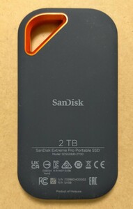 Sandisk Extreme Pro ポータブルSSD 2TB SDSSDE81-2T00