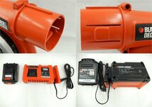 1円【良品】BLACK&DECKER ブラックアンドデッカー/コードレス ガーデンブロワー/GWC1800L/85_画像4