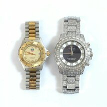 1円【ジャンク】J.HARRISON/TAG HEUER/OUT OF ORDER/CITIZEN/FOSSIL/SEIKO/Vivienne Westwood 時計 7点セット /71_画像2