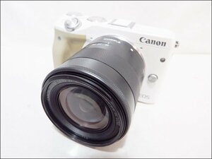現状品 Canon/キャノン◆EOS M3/ミラーレス一眼◆フルHD Wi-Fi EF-M18-55mm F3.5-5.6 IS STM レンズキット