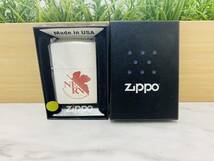 G3101 1円～ 未開封 Zippo ライター エヴァンゲリオン NERV ネルフ No.2546 限定品 LIMITED シリアルあり シルバー ジッポー_画像1