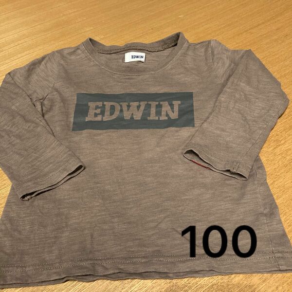 長袖　シャツ　バースデー　EDWIN 100サイズ