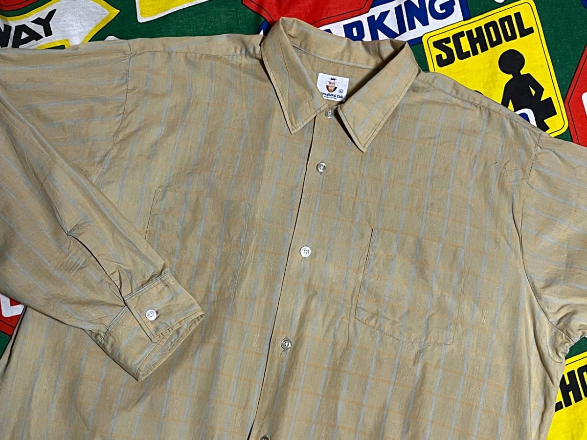 ★雰囲気◎な織柄入りの生地★Made in USA製アメリカ製BVBビンテージコ