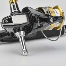 GOMEXUS リールスタンド シルバー R3SR-30 ダイワ 共回り式 スピニングリール 専用 ボディキーパー Daiwa_画像2