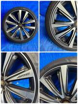 アルミホイール　AME　エンケイ　MODELART　19X8J　45　タイヤ　PRELLI　225/40R19_画像5