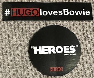 HUGO×David Bowie* sticker 2 sheets 