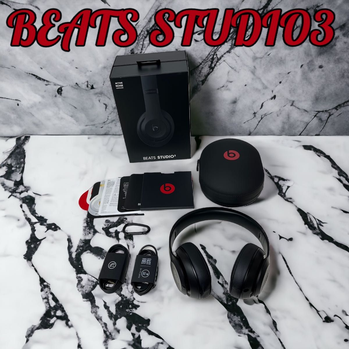 Beats Studio3 wireless ネイビーブルー Bluetoothヘッドホン｜Yahoo