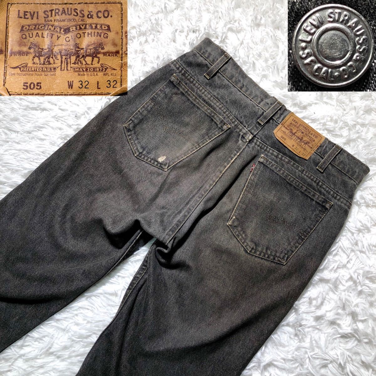 即決】90s Levi´s 501 リーバイス ブラック デニム パンツ levis 先