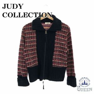 ☆美品☆ judy collection カーディガン トップス カジュアル レディース ブラック 38 901-543