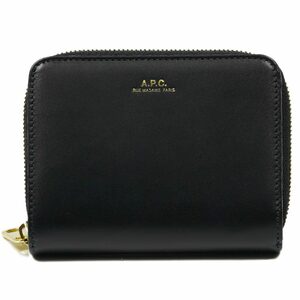 アーペーセー 財布 A.P.C. 二つ折り財布 コンパクトウォレット COMPACT EMMANUELLE PXAWV-F63029 LZZ NOIR