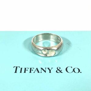 【ティファニー】本物 TIFFANY&Co. 指輪 ハートモチーフ スターリングシルバー サイズ8.5号 リング 女性用 レディース 送料370円の画像1