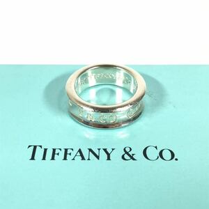 【ティファニー】本物 TIFFANY&Co. 指輪 1837 ナローリング シルバー925 サイズ11号 リング メンズ レディース アクセサリー 送料370円