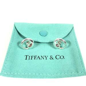 美品【ティファニー】本物 TIFFANY&Co. ピアス エターナルサークル シルバー925 イヤリング 女性用 レディース アクセサリー 送料370円