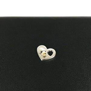 【タサキ】本物 TASAKI ペンダント ハートモチーフ シルバー 幅1.2cm ネックレストップ 女性用 レディース アクセサリー 送料250円