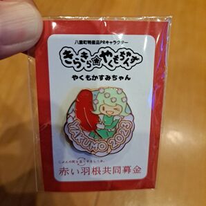 2023年赤い羽根共同募金ピンバッジ八雲町限定