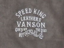 バンソン／vanson／XLサイズ／長袖Ｔシャツ／NVLT-2320／アンバー／新品／送料無料／バイカー／ロンT／起毛プレーティング／ボーン／スカル_画像3