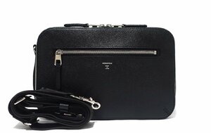  current model regular price 4 ten thousand beautiful goods HERGOPOCH L gopokRL-CS clutch shoulder leather black black Cross body bag shoulder bag 