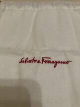 ☆サルヴァトーレ フェラガモ イタリア製 保存袋 巾着 18.5㎝×19㎝ Salvatore Ferragamo_画像2