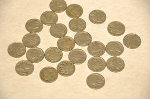 five cent アメリカ５セントコイン　ヴィンテージコイン　アメリカンバッファロー　インディアン　USA硬貨　中古　２４枚セット