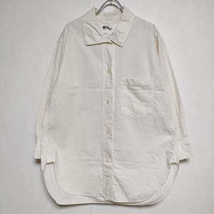 MHL. 595-1153505 NATURAL COTTON SHIRTING ブラウス シャツ 2020 キナリ エムエイチエル 3-0925M 223682