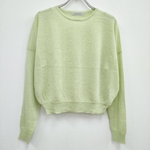 MADROMY 新品 AYR KNIT 定価12100円 ニット ライトグリーン マッドロミー 3-1002M# 223391_画像1