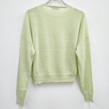 MADROMY 新品 AYR KNIT 定価12100円 ニット ライトグリーン マッドロミー 3-1002M# 223391_画像2