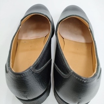 YOKE 新品 PLAIN TOE LEATHER SHOES YK23SS0507A レザーシューズ サイズ27cm スリッポン ブラック ヨーク 3-1012G F94012_画像6