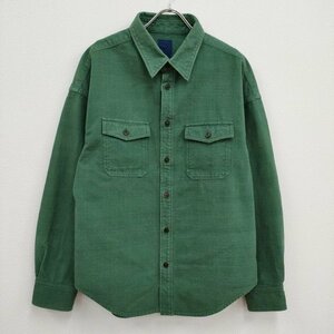 3-1029T♪VISVIM ICT PIONEER FLANNEL L/S 0221905011012 サイズ2 長袖シャツ グリーン ビズビム/ヴィズヴィム F94061