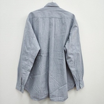COMME des GARCONS SHIRT パッチワーク 異素材 フランス製 サイズS 長袖シャツ ライトブルー コムデギャルソンシャツ 3-1017T F91904_画像2