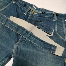 Levi's RED HOLDEN クロアチア製 ベルト付き ボタンフライ wpl-423 デニムパンツ ブルー リーバイスレッド 3-1018G F93929_画像4