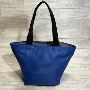 Herve Chapelier/ Herve Chapelier / France made / boat shape tote bag / nylon tote bag / blue × gray series / high capacity 