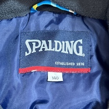 SPALDING/スポルディング/ジュニアスキーウェア セットアップ/ボーダー/140cm/ブルー系/上下セット/ジャケット+パンツ_画像9