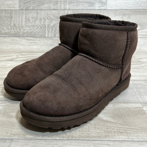 UGG Australia/アグ オーストラリア/Classic Mini Ⅱ/クラシックミニ2/シープスキン/ムートンブーツ/ブラウン/25.0cm/1016222