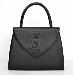 イヴサンローラン YVES SAINT LAURENT ハンドバッグ ブラック レディース 箱 保存袋付 フォーマル → 2310LA035