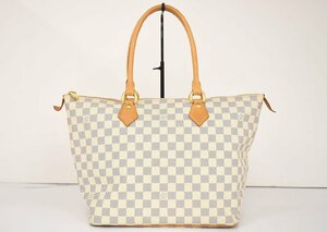  Louis Vuitton tote bag Damier * azur sareyaMM N51185 FL1018 handbag shoulder bag shoulder ..- 2310LA046