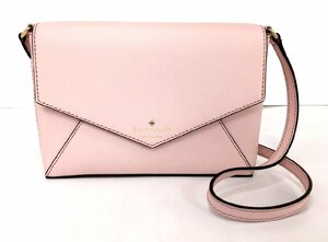 ケイトスペード kate spade new york ショルダーバッグ ピンク系 レディース レター型 保存袋付き 美品 2310LR096