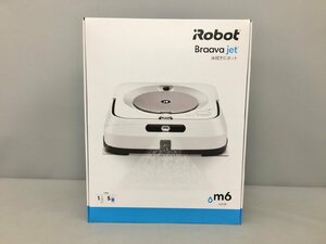 水拭きロボット ブラーバジェット Braava jet M6138 ホワイト iROBOT 別売洗剤2本 クリーニングパッド2箱 モップ1枚付 2309LR285