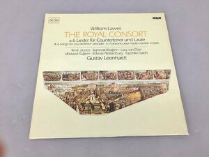 LPレコード William lawes The Royal Consort & 6 Lieder Fur Countertenor Und Laute RCA RL 30375 2309LBM229