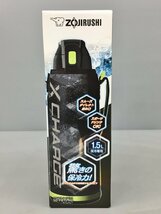 象印 ZOJIRUSHI 水筒 ステンレス製携帯用まほうびん SD-FB15-HG 1.5L スポーツドリンクOK 保冷専用 未使用 2310LR014_画像1