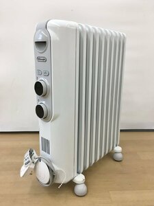 オイルヒーター アミカルド RHJ35M1015-LG ピュアホワイト ＋ ライトグレー 10-13畳 1500W デロンギ De'Longhi 取説付 2309LS637