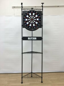 ダーツボード GRANBOARD dash ブルー グランダーツ GRAN DARTS オンライン対戦搭載 矢3本 BLITZER コーナーダーツスタンド付き 2310LR079