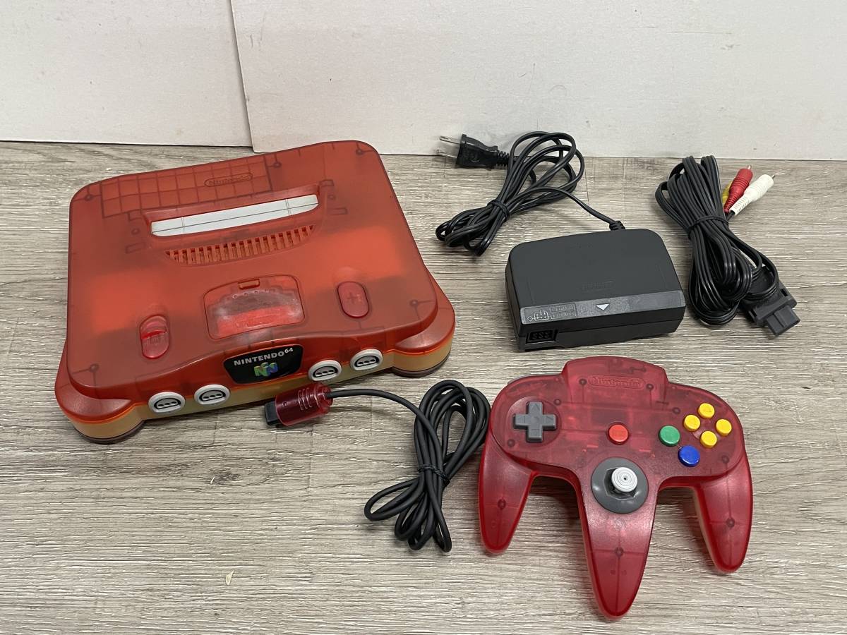 ヤフオク! -「nintendo 64 クリアレッド」の落札相場・落札価格