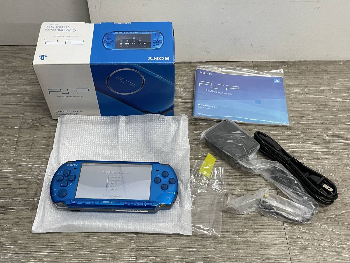 SIE PSP プレイステーション・ポータブル バイブラント・ブルー PSP