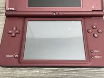 ☆ DSiLL ☆ ニンテンドーDS i LL ワインレッド 動作品 状態良好 本体 タッチペン ポーチ Nintendo DS 0665_画像8