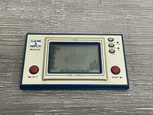 ☆ ゲームウォッチ ☆ GAME＆WATCH FIRE ファイア FR-27 動作品 Nintendo ニンテンドーレトロ 任天堂 