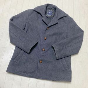 3685☆ Kent IN TRADITION ケント トップス アウター コート シングルピーコート メンズ M グレー