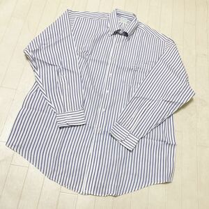 3686☆ BROOKS BROTHERS ブルックスブラザーズ ドレスシャツ ボタンダウン アメリカ製 メンズ 16.5-4 ブルーストライプ